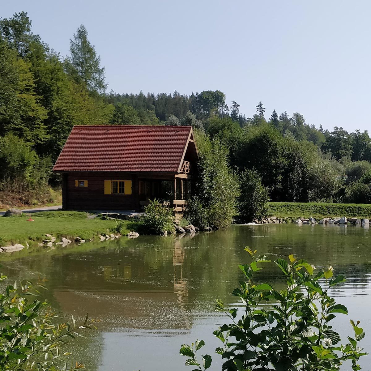 Ferienhaus am Teich